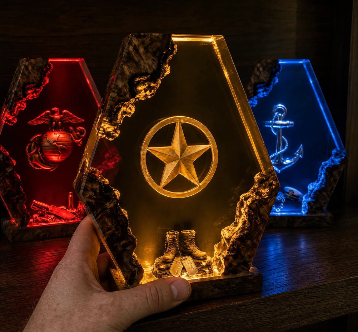 Military Resin Lamps