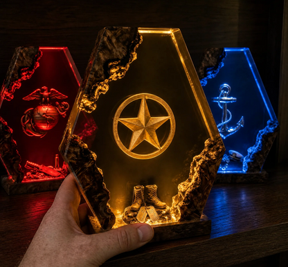 Military Resin Lamps