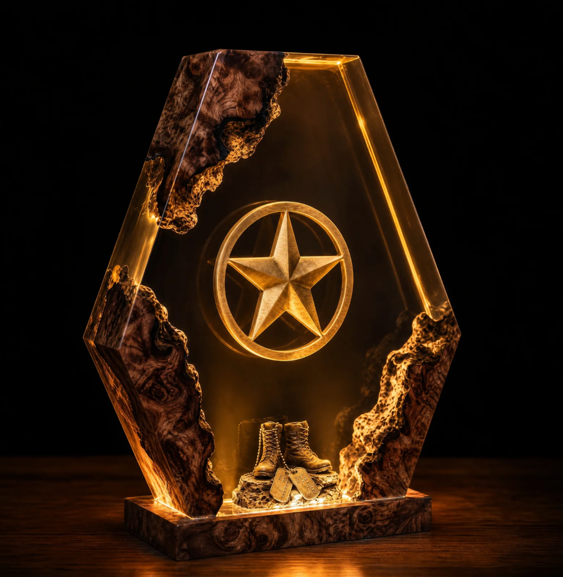 Military Resin Lamps
